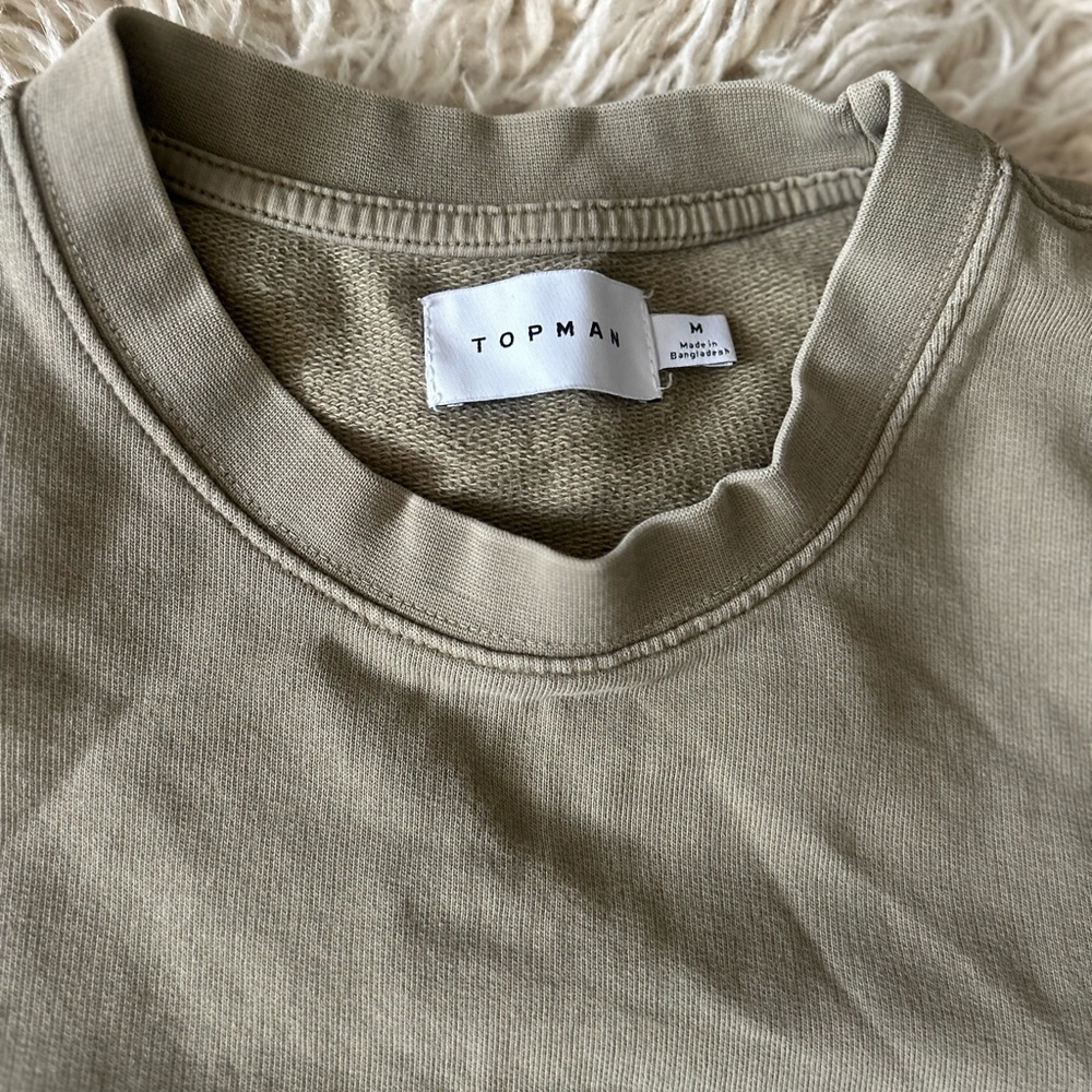 Topman Green Short Sleeve T-shirt